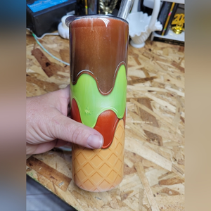 20‎ ounce Tumbler With Straw & Lid Keeps Drinks Hot or Cold For Hours  Ice Cream
